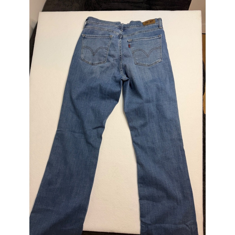 Levis 512 Bootcut Jeans Womens 8 Medium Wash Perfectly Slimming Blue Denim - Picture 16 of 16